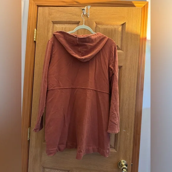 Coldwater Creek Lightweight Fleece Swing Cardigan - Picture 4 of 5